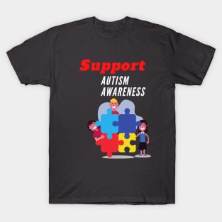 Support Autism Awareness T-Shirt